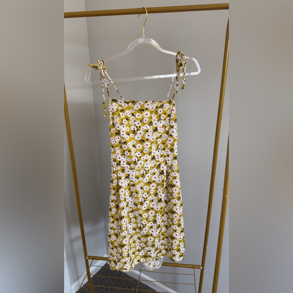 Floral Yellow Sundress